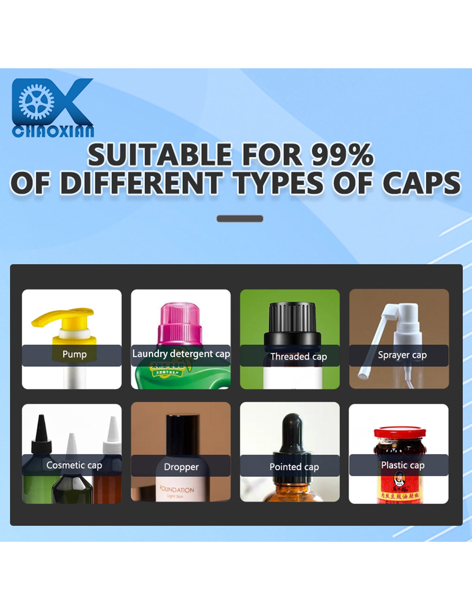 CX Semi-Automatic Spray Bottle Capping Machine